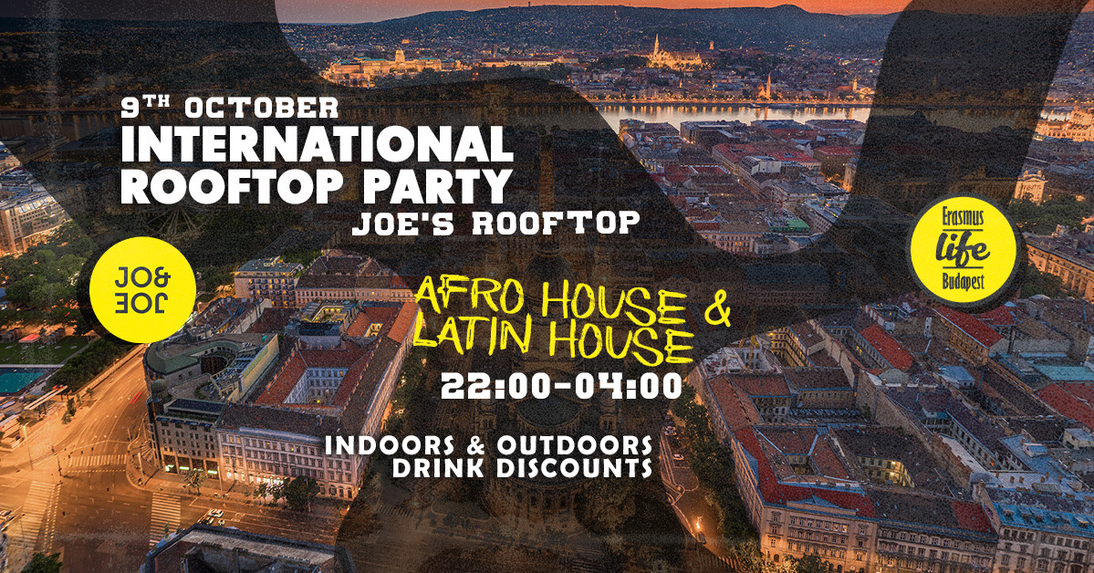 Rooftop Party by ELB ✘ Joe's Rooftop ✘ 9th October ✘ Afro House & Latin House cover image