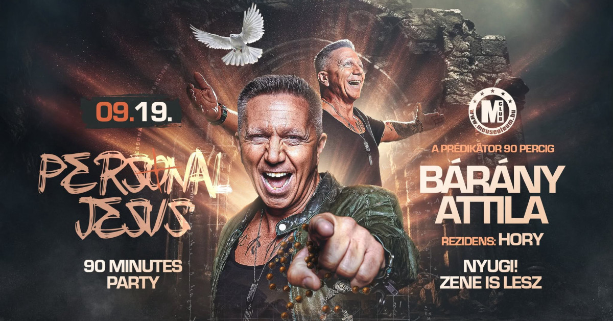 Personal Jesus ✝︎ BÁRÁNY ATTILA • 09/19 • CLUB MOUSEOLEUM cover image