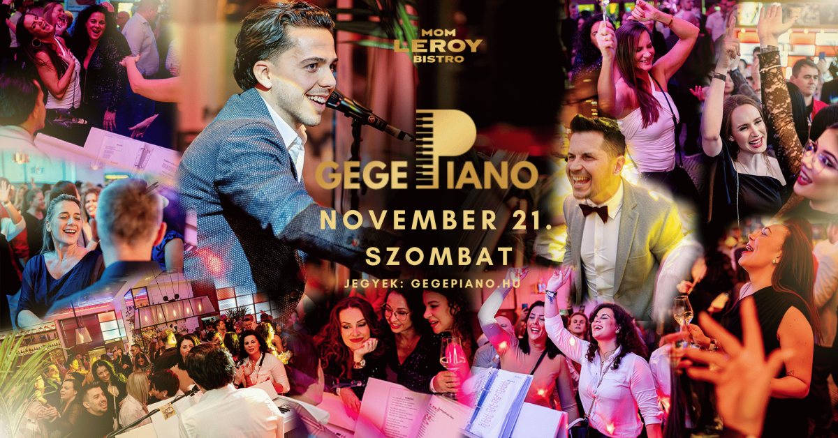 Gege Piano LIVE + DJ set – November 21. Szombat | Budapest | Mom Leroy cover image