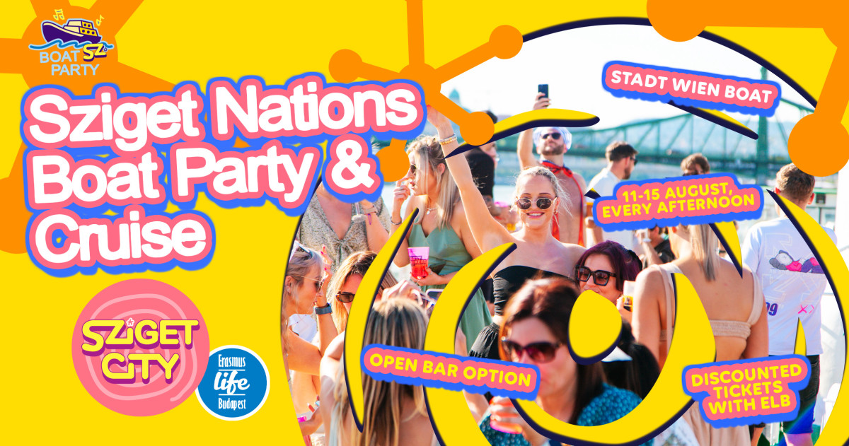 Sziget Nations Boat Party with ELB cover image