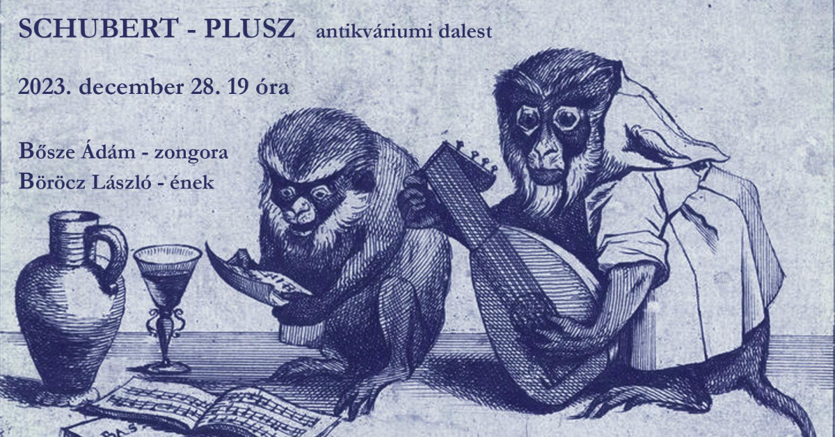 SCHUBERT - PLUSZ antikváriumi dalest cover image
