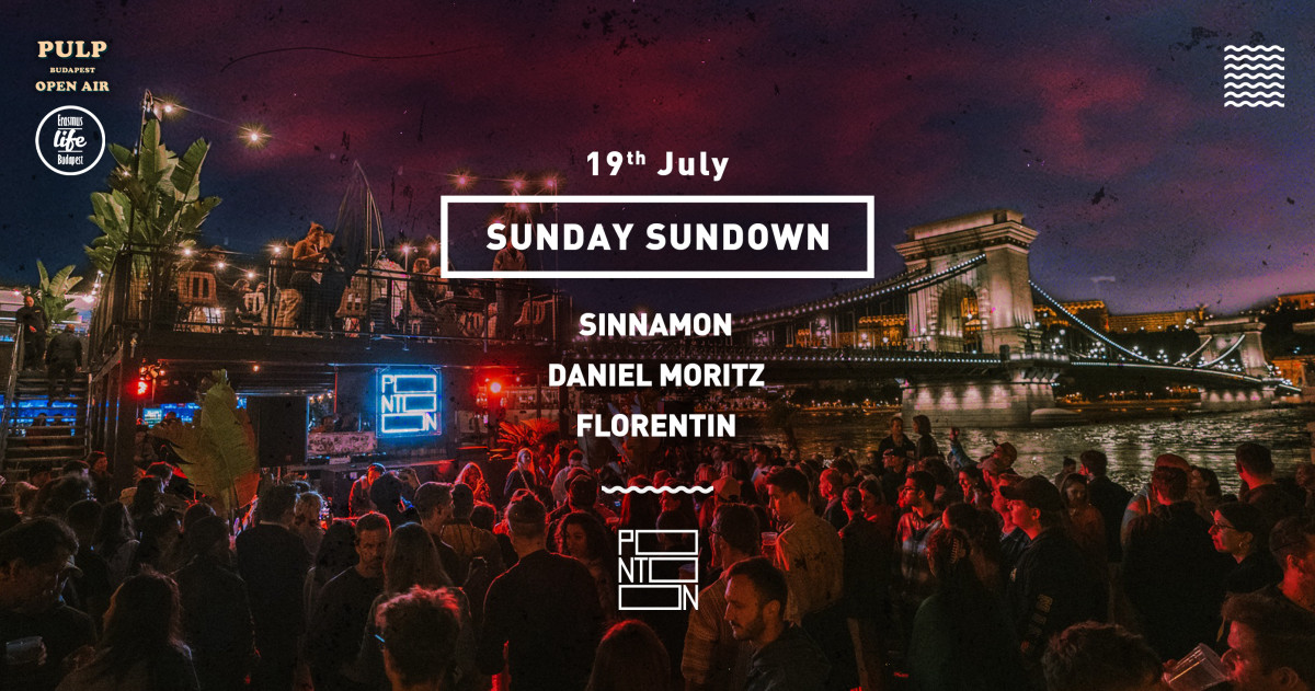 Sunday Sundown by ELB & PULP ~ Pontoon ~ 19th July ~ Free entry cover image