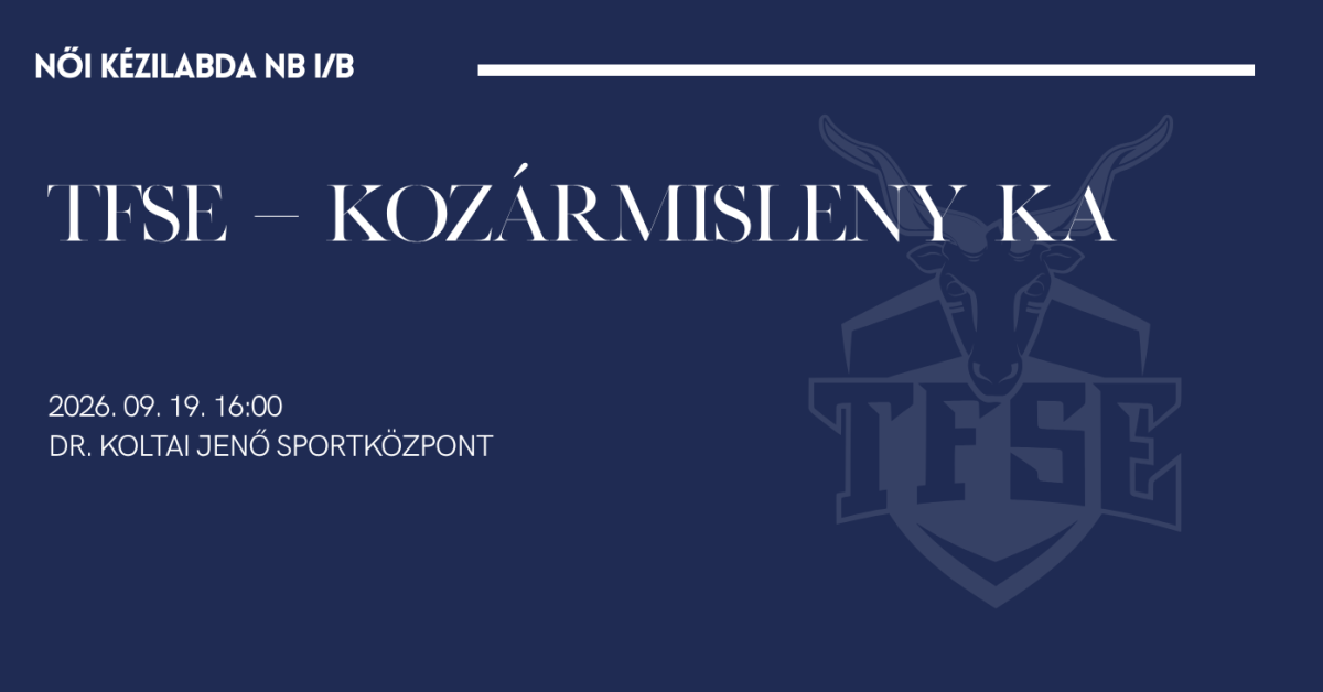 TFSE - Kozármisleny KA I Női kézilabda NB I./B cover image