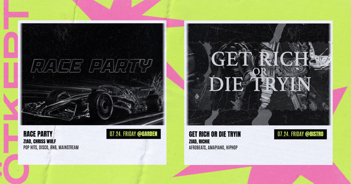 Ötkert Friday 07.24. Race Party // Get Rich Or Die Tryin cover image