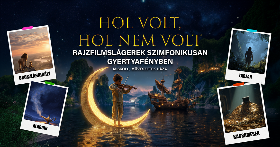 Hol Volt, Hol Nem Volt: Rajzfilmslágerek szimfonikusan, gyertyafényben – MISKOLC cover image