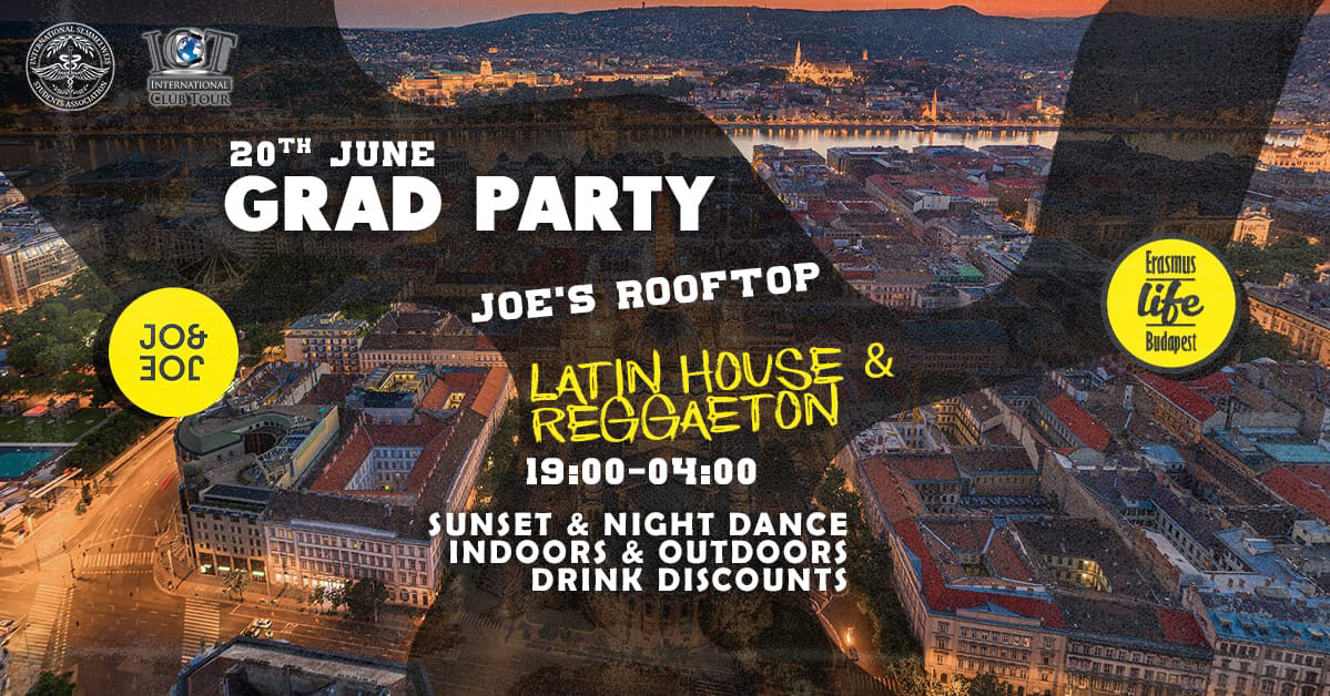 Grad Party - summer opening - Rooftop Party @ Joe's Rooftop downtown cover image