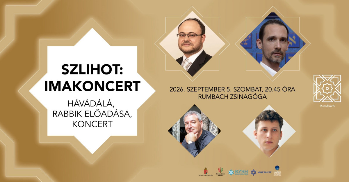 Szlihot imakoncert a Rumbach zsinagógában cover image