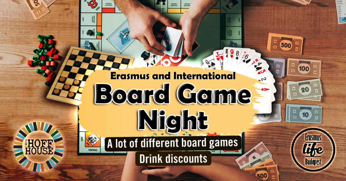 CANCELLED - Board Game Night by ELB @Hoff House /every Sunday cover image