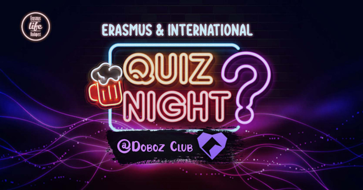 Quiz Night by ELB @Doboz - 15th May cover image