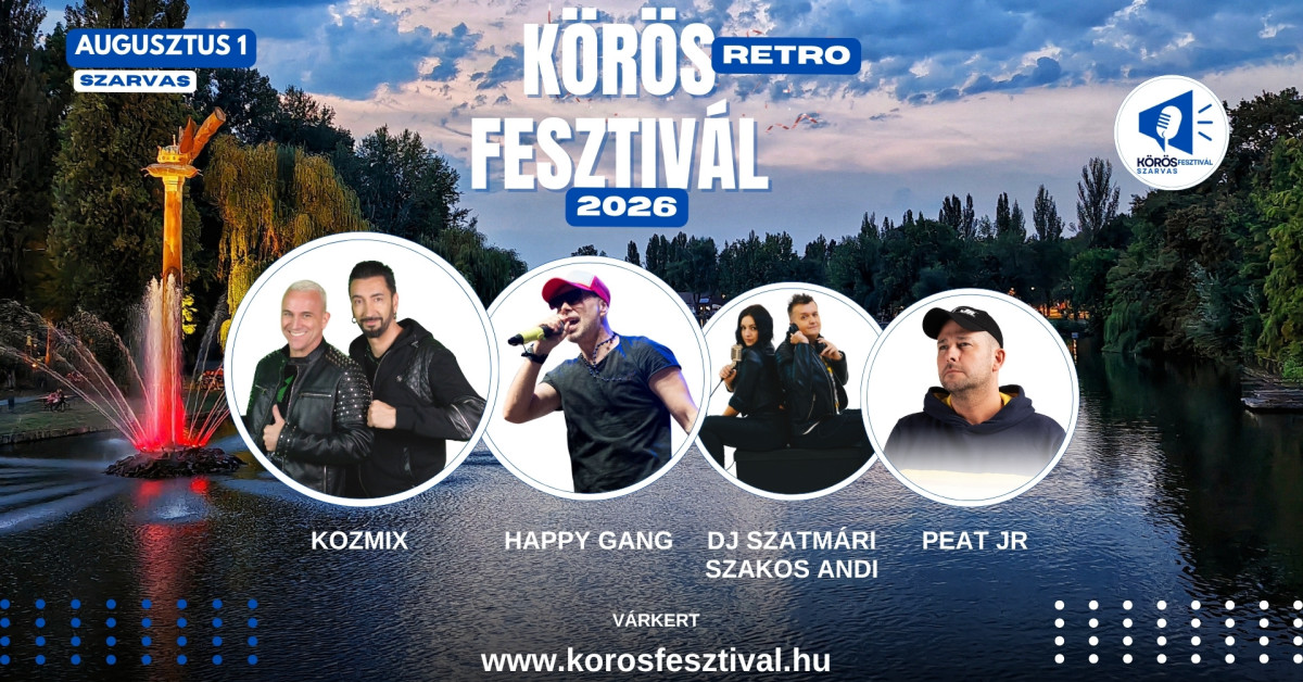 Körös Retro Fesztivál - 2026 Szarvas cover image