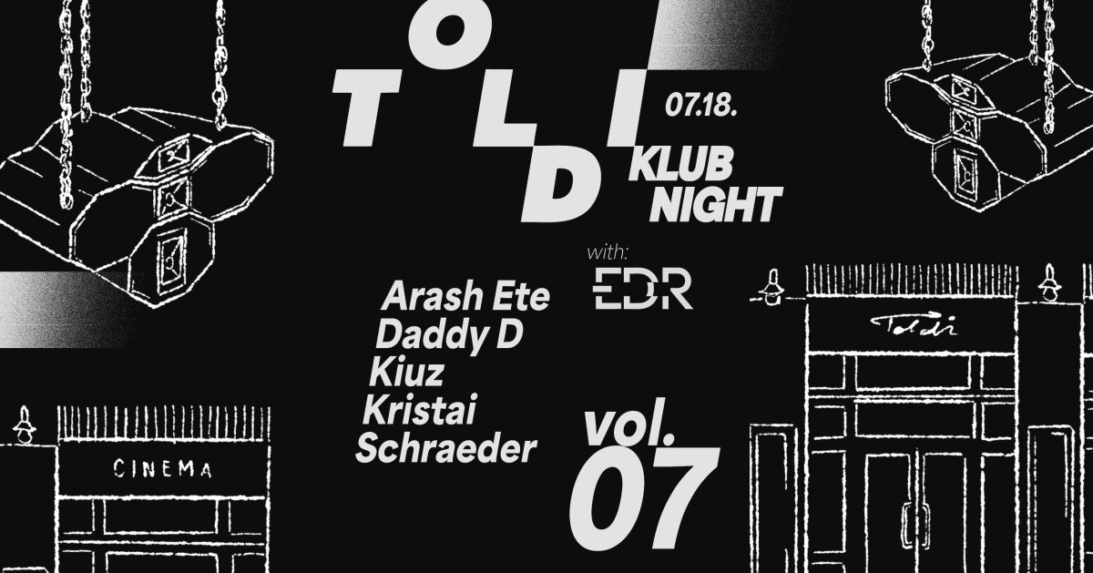 EDR x Toldi - Summer Special ✘ 18th July cover image